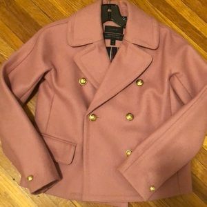 NWT JCREW Dusty Rose Wool Coat